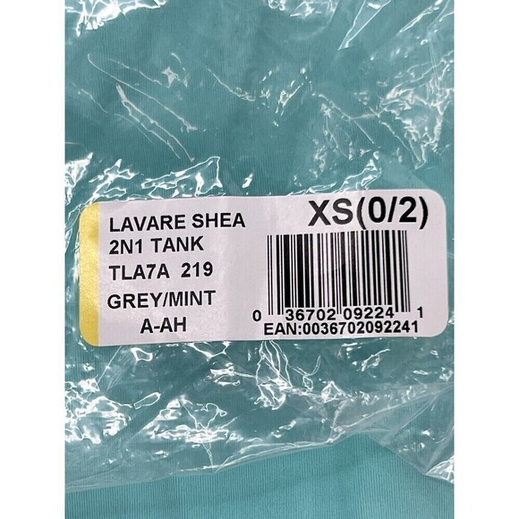 NWT TYR Tankini Swim Top Womens XS (0/2) Light Support Gray/Mint Lavare Shea - Picture 10 of 15